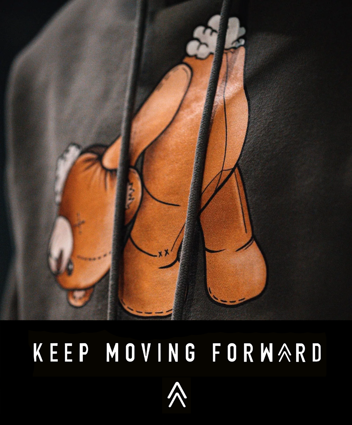 Total Grit Keep Moving Forward Teddy Bear.