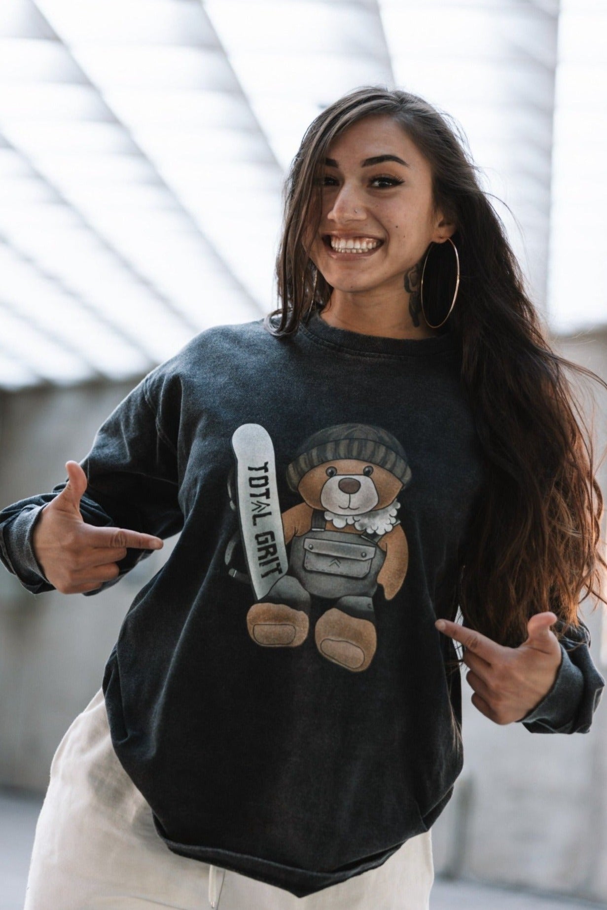 Snow Teddy Crewneck